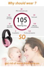 Baby Ear Protection Headphones Noise Protection for 0-3 Years Baby Earmuffs Noise Hearing Protection Ear Protection Children Noise Hearing Protection for Children Toddler Plane - Image 5