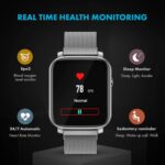 Giordano Grey Unisex Smart Watch. You get Access to a 1.3" Display, Heart Rate | Oxygen Saturation and Sleep Monitoring, Multiple Modes | IP68 Water Resistance with Two Straps - Image 5