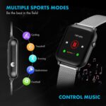 Giordano Grey Unisex Smart Watch. You get Access to a 1.3" Display, Heart Rate | Oxygen Saturation and Sleep Monitoring, Multiple Modes | IP68 Water Resistance with Two Straps - Image 6