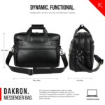 FATMUG Messenger Bag - 15.6" Laptop Office Tech Shoulder & Handbag - Bottom Expandable - Image 3