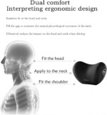 Car Neck Pillow Headrest Memory Foam Cushion for Long Drives — Adjustable Strap, Breathable Removable Cover, Ergonomic Neck Pain Relief for Front & Back Seat (Pack of 1) - Image 3
