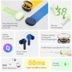 Buds T110 Bluetooth Truly Wireless in Ear Earbuds Compatible for Realme mic, AI ENC for Calls, Google Fast Pair, 38 Hours Total Playback with Fast Charging and Low Latency Gaming Mode (Green) - Image 4
