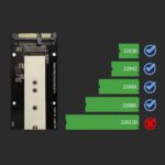 M.2 SSD to 2.5 inch SATA 3.0 Case Adapter External SSD Reader Black - Image 6