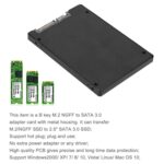M.2 SSD to 2.5 inch SATA 3.0 Case Adapter External SSD Reader Black - Image 8