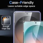 JETech Screen Protector for Galaxy S26 Ultra, 9H Tempered Glass Film with Easy Installation Tool, Fingerprint ID Compatible, HD Clear, 3-Pack - Image 6