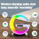 Wake Up Light Alarm Clock Smart Table Lamp with Sunrise Simulation, LED Night Light, Multiple Alarm Sounds & Touch Control Bedside Lamp for Bedroom - Image 5