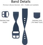 22mm Watch Straps Belt Band Compatible with Noise ColorFit Ultra/Ultra 2, Vision, Caliber, Pro 3, Boat, Active/GPS, Buzz, Nav & Nav+, Universal Compatibility Smartwatch Straps - Image 3