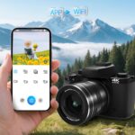 Sanpyl Digital Camera for Photography 4K 75MP WiFi Vlog Camera with 20X Optical Zoom 4 Inch 3000mAH Battery Flash Lens Hood - Image 9