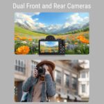 Sanpyl Digital Camera for Photography 4K 75MP WiFi Vlog Camera with 20X Optical Zoom 4 Inch 3000mAH Battery Flash Lens Hood - Image 10