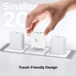 Dr Vaku® 40W PD Dual Port GaN Charger Type C Adapter for iPhone 17/17 Air/17 Pro/Max, iPhone 16/16 Plus/16 Pro/16 Pro Max, 15/14/13/12 Series, Samsung & All Android Devices USB-C Fast Charger- White - Image 4