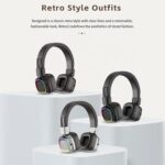 𝓓rumstone (𝟑 𝐘𝐄𝐀𝐑 𝐖𝐀𝐑𝐑𝐀𝐍𝐓𝐘) Over-Ear RGB Gaming Headphones with LED Lighting, Rainbow RGB Effects, Stereo Sound, Soft Ear Cushions & Adjustable Fit - Image 7