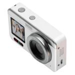 5K 80MP Dual Screen Digital Camera with Autofocus, 18X Digital Zoom & LED Flash for Photography, Compact Vlogging Camera for Travel and Selfies (White) - Image 9