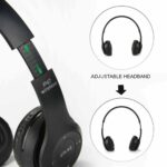 Wireless Bluetooth Headphones with Mic, Deep Bass, Foldable Over-Ear Headset for Mobile, Tablet & Laptop - Image 5