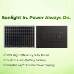 Trueview 13500mAh Solar Power Bank with Panel, Portable Charger for Wireless CCTV & Outdoor Security Cameras, Battery Pack for Camping, Hiking, Travel & Emergency Use - Image 4