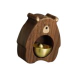 BNF® Wooden Doorbell Creative Magnetic Door Bell for Backyard Restaurant Wardrobe Walnut Wood-Home & Kitchen-Home Improvement-Electrical-Door Chimes & Bells-Video Doorbells - Image 5