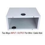 Drumstone (𝐒𝐩𝐞𝐜𝐢𝐚𝐥 𝟏𝟓 𝐘𝐞𝐚𝐫𝐬 𝐖𝐚𝐫𝐫𝐚𝐧𝐭𝐲) Metal Wall-Mount DVR NVR Cabinet with Ventilation Slots | Secure Storage Box for Networking, IT Devices & CCTV Surveillance Systems - Image 3