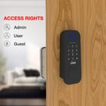 Link Smart Flexi Digital Biometric Rim Lock for Main Door (Wi-Fi, Mobile App, Black) - Anti-Scratch, Fingerprint Access, Remote Unlocking - Image 4