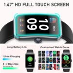 Fitness Tracker with 24/7 Heart Rate, Blood Pressure, Step Tracker, Calorie Tracking, Fitness Watch Waterproof Activity Tracker with Sleep Tracker for Women Men, Black - Image 8