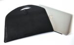 Chalk Factory Full Grain Leather Portable Sleeve/ Bag/ Slipcase for Asus A553SA-XX173D 15.6-inch Laptop #OR (Black) - Image 3