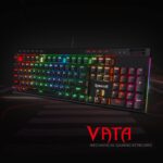 Redragon K580 VATA RGB USB LED Backlit Mechanical Gaming Keyboard with Macro Keys & Dedicated Media Controls, Onboard Macro Recording (Blue Switches) - Image 3