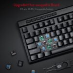 Redragon K580 VATA RGB USB LED Backlit Mechanical Gaming Keyboard with Macro Keys & Dedicated Media Controls, Onboard Macro Recording (Blue Switches) - Image 5