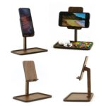 Premium MDF Mobile Phone Stand for Desk | Wooden Mobile Holder for Table | DIY Mobile Stand for Online Classes, Video Calls & Watching | Phone Holder for Home & Office - Image 5