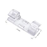 20Pieces Wire Organizer Cable Management Clip Desktop Cord Hook with 3M Adhesive Foam Cord Management for TV PC Laptop Ethernet Cable Desktop Home Office (Transparent) - Image 3