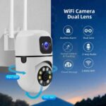 Smart Outdoor WiFi CCTV Camera Dual Lens | 360° PTZ View | Color Night Vision | Motion Alert | Home & Shop Security CCTV Smart Camera - Image 3