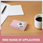 Compact Digital Camera for Adults and Mini Point-and-Shoot Vlogging Camera with 16x Zoom Lightweight Portable in Rose Pink for Parties and Everyday Photography - Image 9