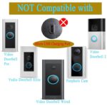 5W Solar Panel Charger Compatible with Ring Video Doorbell 3/3 Plus /4 Battery, Battery Video Doorbell Plus, IP65 Waterproof, 360° Adjustable Mount,10ft Charging Cable, - Image 6
