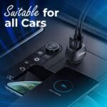 Embox 17W Dual Output Fast Car Charger with 2 Type-A Fast Charging USB, LED Indicator, Charging Adapter Compatible with Cars for iPhone & Android Smartphone, Smartwatch, Earbud, Power Bank - Image 4