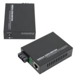 Gigabit Fast Ethernet Media Converter Single Mode 10 100 1000Base Tx Dual SC Media Converter Excellent Chips Metal Case for Home (EU Plug) - Image 5