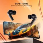 Boat Airdopes 301 TWS in Ear Earbuds, 75hrs Playtime, Quad Mics with ENx, ASAP Charge, IWP Tech, Beast Mode (50ms Low Latency), 10mm Drivers, Bluetooth v5.3 & IPX5 Resistance(Midnight Shadow) - Image 6