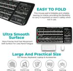 Extra Large Non-Slip Gaming Mouse Pad (23x11.5 in) - Extended Desktop Mouse Pad for Computer Keyboard and Mouse (Stock Market Trading Desk Mat - Black) - Image 4