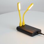 LANTEFUL USB LED Light Lamp, Portable Flexible Gooseneck Reading Lamp, Adjustable Bendable Arm, Compatible with Laptop, Notebook, Power Bank (Yellow/, 1) - Image 5