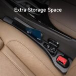 2 Pack Car Seat Gap Filler Organizer [3rd Gen], Universal Seat Gap Filler for Car SUV Truck – No Drop Interior Car Accessories Prevents Phone, Keys, Wallet from Falling Between Seat & Console - Image 3
