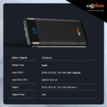 CALLMATE Chargemaster 100 Fast Charing 10000mAh Power Bank, 23W (2X QC3.0 USB Output & Type C PD), Power Delivery, Quick Charge for iPhone, Android & Other Devices (Lithium Polymer) (Black) - Image 6