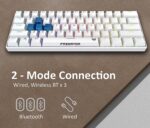 acer Predator Aethon 330 Gaming Keyboard | Space-Saving 61-Key Design | 100% Anti-Ghosting with N-Key Rollover| Kailh Blue Switches| Personalized RGB Lighting | Dual Mode - Wired & Bluetooth - Image 3