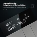 Generic WiFi Smart Thermostat with LCD Display Smart Heating Radiator Thermostat APP & Voice Control Indoor Constant Temperature Controller Digital Programmable Thermostat Freezing' - Image 5