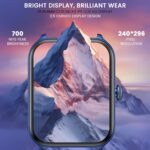 CELLECOR M5 Plus 2.01" IPS HD Display | 700 NITS | BT-Calling | AOD | IP67 | BT v5.4| Smartwatch - Blue - Image 4