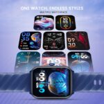 CELLECOR M5 Plus 2.01" IPS HD Display | 700 NITS | BT-Calling | AOD | IP67 | BT v5.4| Smartwatch - Blue - Image 7