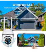 Wi-Fi Indoor Camera 4MP HD Pan-Tilt Zoom CCTV Camera, Outdoor Indoor Security 2 Way Talk, Color Night Vision, Motion Detection, Multi User View, Support SD Card (Up to 128GB),CCTV Camera - Image 3