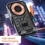 JUST CORSECA SWIFTCHARGE Magnetic Wireless Car Charger | 15W Fast Charging | Transparent Design | Intelligent Safety Features | USB Type-C | ABS + Aluminium Alloy - Image 4
