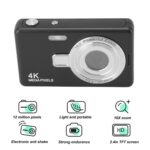 50MP Digital Camera, 1080P 16X Zoom Auto Focus Digital Camera with 2.4in TFT Screen, Protable Vlogging for Student (Black) - Image 3