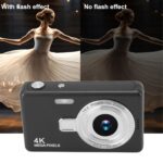 50MP Digital Camera, 1080P 16X Zoom Auto Focus Digital Camera with 2.4in TFT Screen, Protable Vlogging for Student (Black) - Image 7