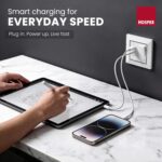 22W Fast Charging Wall Charger | Dual Port USB Type C Adapter Modular Socket | Power Socket with USB for Modular Switch Board & Wall Socket – White - Image 5
