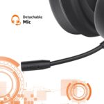 amazon basics On Ear Wireless Gaming Headphones | +20 hrs Playtime | 2.4Ghz Ultra Low Latency | Bluetooth 5.2 | Dual Mode | PS, PC, Tablet, Mobile Phone Compatible - Image 4