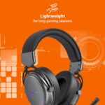 amazon basics On Ear Wireless Gaming Headphones | +20 hrs Playtime | 2.4Ghz Ultra Low Latency | Bluetooth 5.2 | Dual Mode | PS, PC, Tablet, Mobile Phone Compatible - Image 7