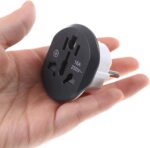 FKU Travel Adapter EU Adapter Universal EU Converter 2 Round Pin Socket AU US UK CN to EU Wall Socket AC 16A 250V Travel Adapter Universal (5) - Image 6