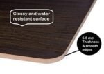 MDF Wooden Study Pad/Laptop Table for Bed & Floor | Double-Sided Use | 8 mm Thick Strong Board | Writing, Reading, Laptop Work | Size 59 × 33 × 31 cm (89) - Image 4